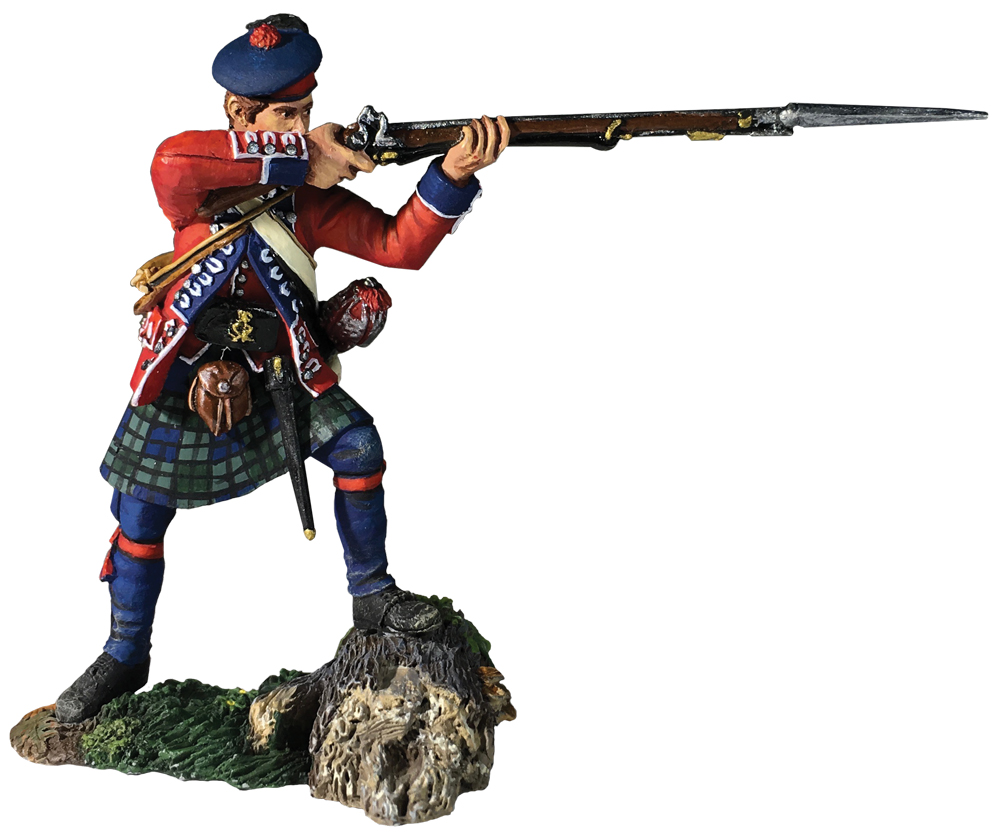 16055 - 42nd Royal Highland Regiment Battalion Coy Standing Firing 