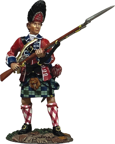 16090 - 42nd Foot Royal Highland Regiment Grenadier Standing Defending,  1758-63