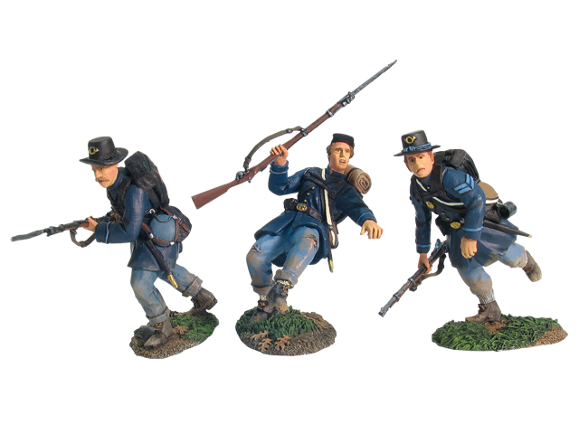 17833 - Valley Series - Union Infantry in Frock Coats Charging Set No.2