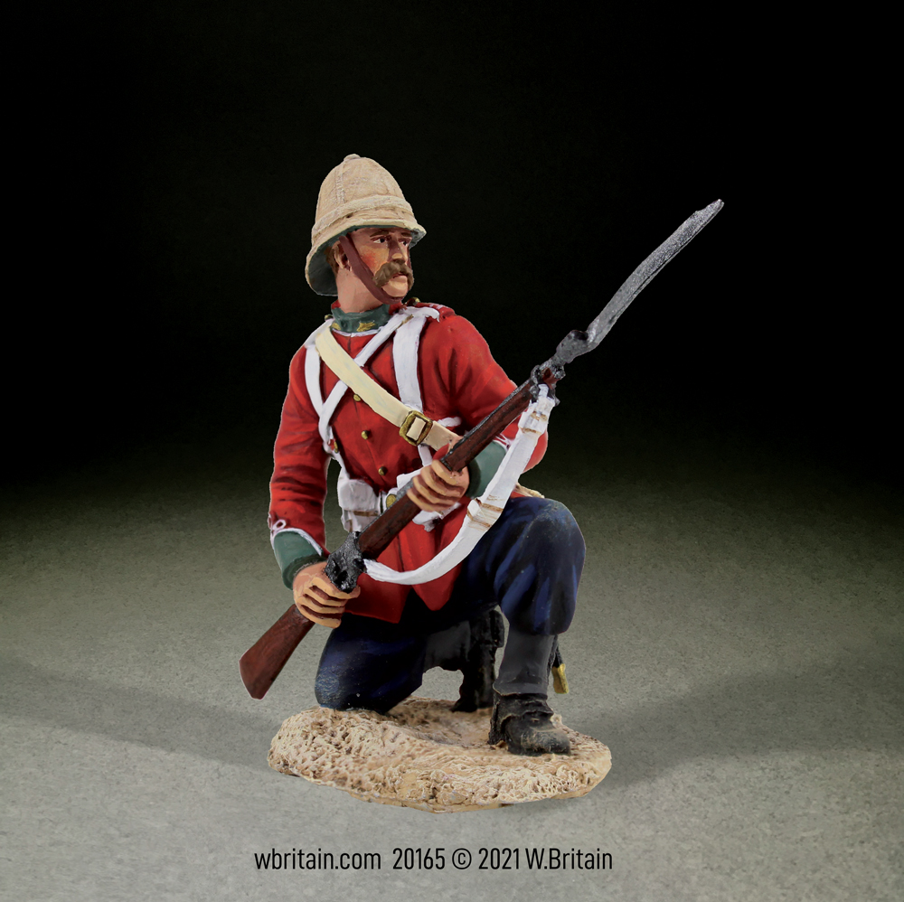20212 - 24th Foot, Colour Sergeant Bourne Defending with Bayonet