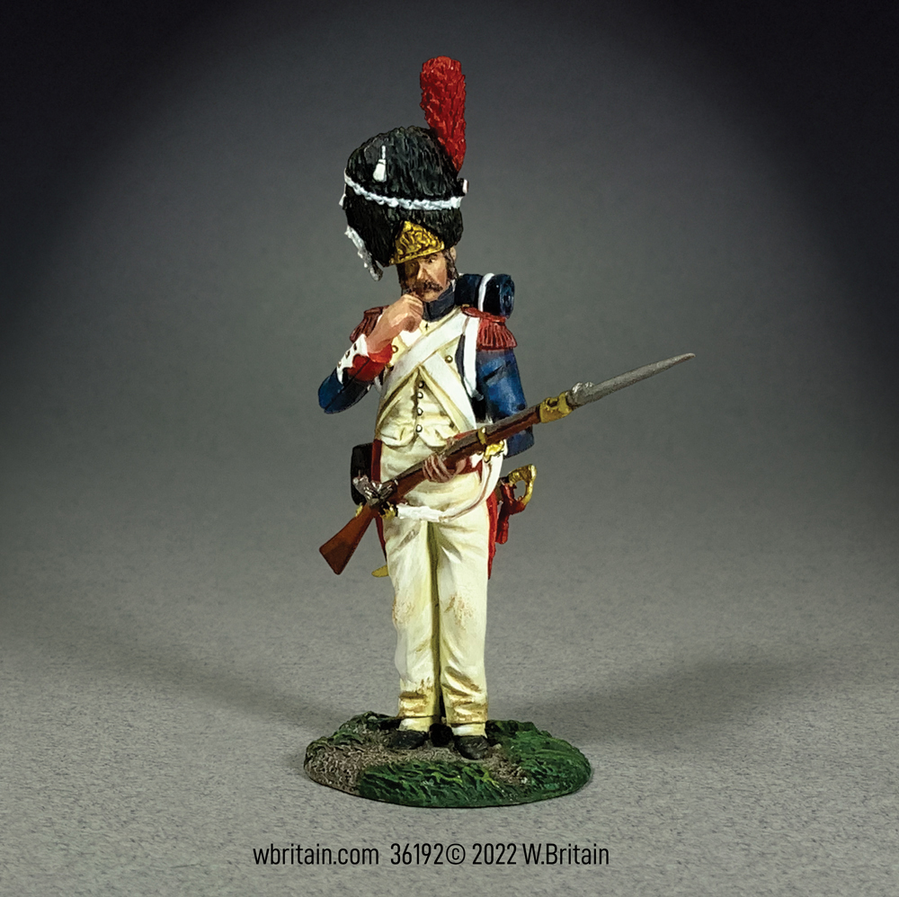 Napoleonic Wars French Grenadier Metal Figure 1 32 Tin Toy Soldiers