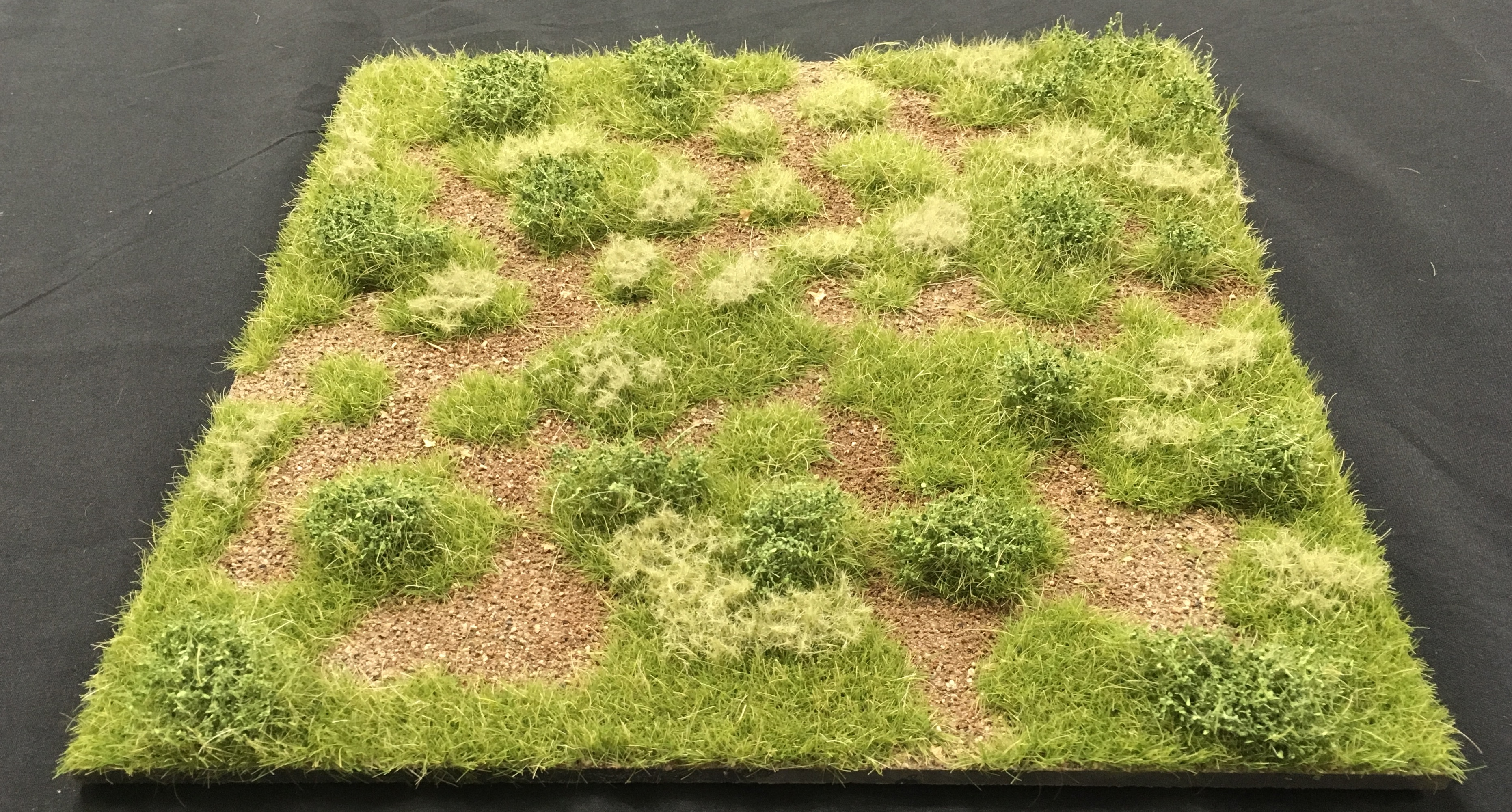 HA2067.5 - 12 x 12 Grass Field with Weeds Scenic Base